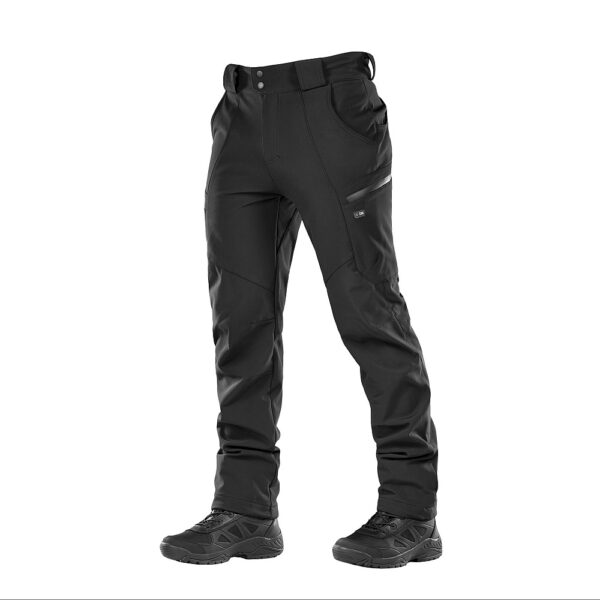 M-Tac - Softshell winterbroek - Fleece binnenvoering - XS, Black