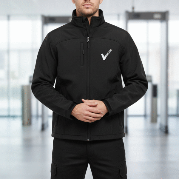 zwarte security-jas roly