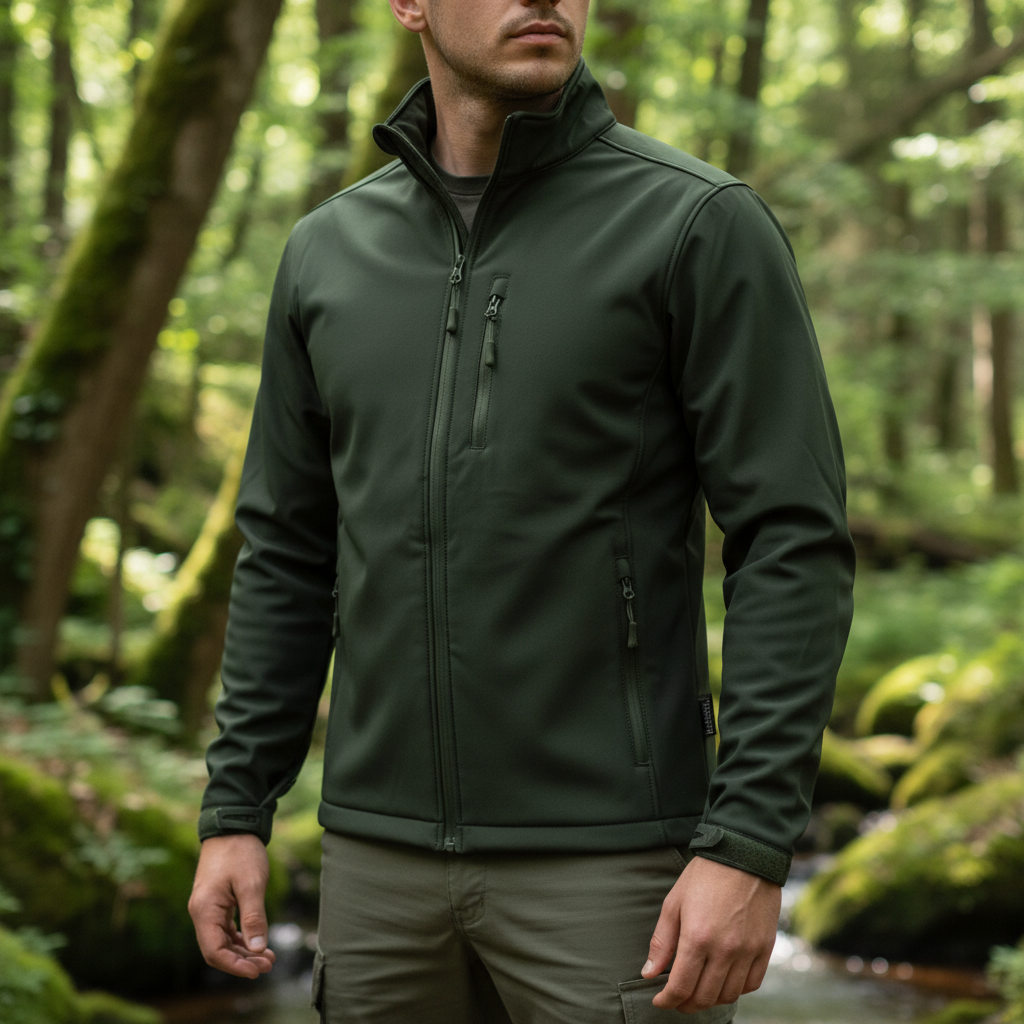 Softshell jack Outdoor - Softshell Jas | Fostex Garments | Groen - Afbeelding 7