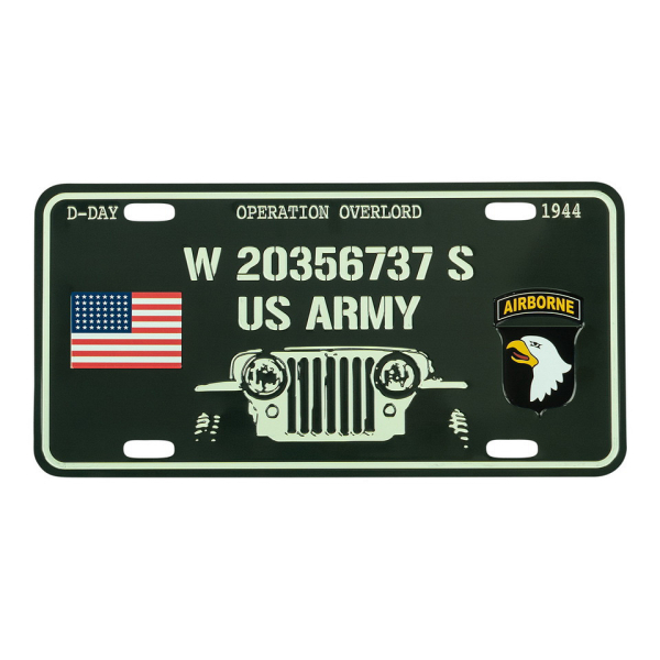 Nummerplaat Willys Jeep