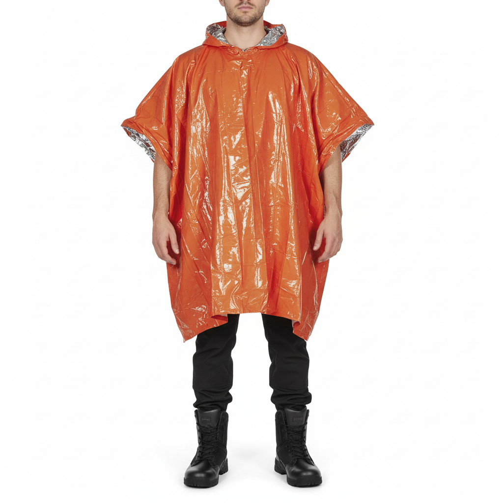 Noodponcho | Fox Outdoor | Oranje