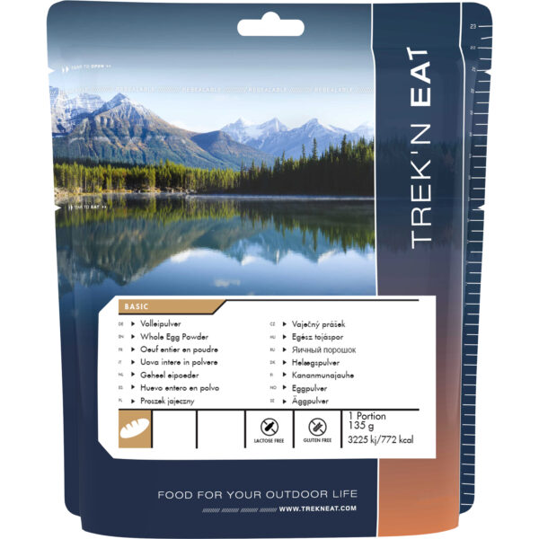 Eipoeder | Trek 'n Eat | 135 gram | Gluten- en lactosevrij