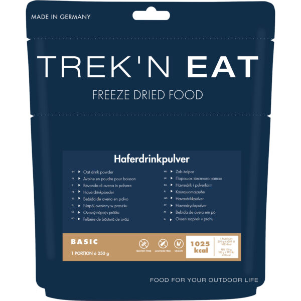 Maaltijd in zak - 1 portie | Haverdrinkpoeder - Glutenvrij, Lactosevrij & Vegan | Trek 'n Eat