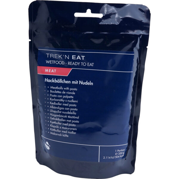 Gehaktballen met pasta | Trek 'n Eat | Wetfood - Ready to eat